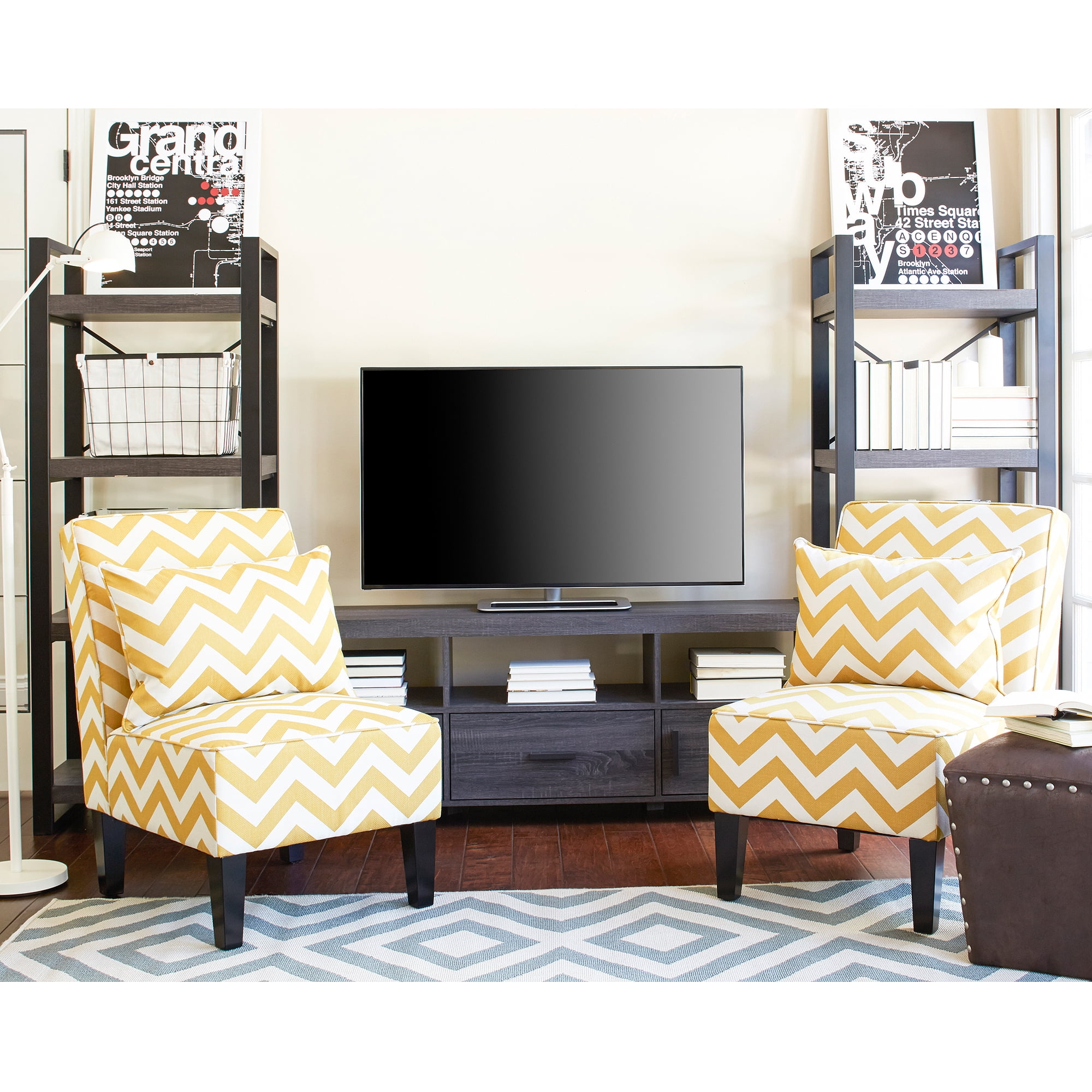 Walker Edison Urban Tv Stand For S Up To 66 Walker Edison Urban Tv Stand For S Up To 66 Charcoal Com