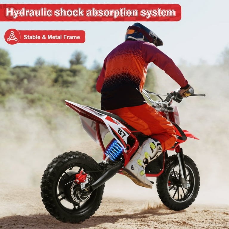 Aqyh Kids 36V Mini Dirt Bike Electric Pocket Motorcycle Ride on
