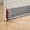 Gray, variant on Vinyl Wall Base Baseboard Molding Trim 4" Flexible Self Adhesive Rubber Wall Base Moulding Trim Peel and Stick Design, 4 Inch x 40 Feet, White
