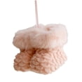 thumbnail image 2 of Adorno de botas de peluche de Navidad, colgante de Navidad, regalo para de Navidad, adornos para decoración exterior, vacaciones, porche de casa rosa, 2 of 9
