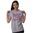 thumbnail image 5 of Cute Inspirational Motivation Alien Women's Graphic T Shirt Tees Brisco Brands X, 5 of 5