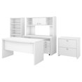 thumbnail image 1 of Bureau par Kathy Ireland Écho Bow Réception Bureau Suite en Blanc, 1 of 7