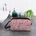 thumbnail image 2 of Honeii Cute Love Print Multi-Purpose Storage Bag,Hanging Dopp Kit,Small Toiletry Bag for Traveling for Toiletries, Makeup, and Small Essentials, 2 of 2