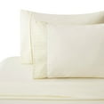 thumbnail image 2 of Hong and Arts Inc. Marina Decoration Soft Silky Zipper Solid Rayon from Bamboo All Season Duvet Cover Set with Corner Tie and Hidden Zipper Ivory -, 2 of 5