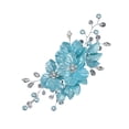 thumbnail image 2 of Rongfmy Épingle à Cheveux de Mariée Mode pour Tous Types de Cheveux Léger pour Fête Coiffe Bleue, 2 of 9