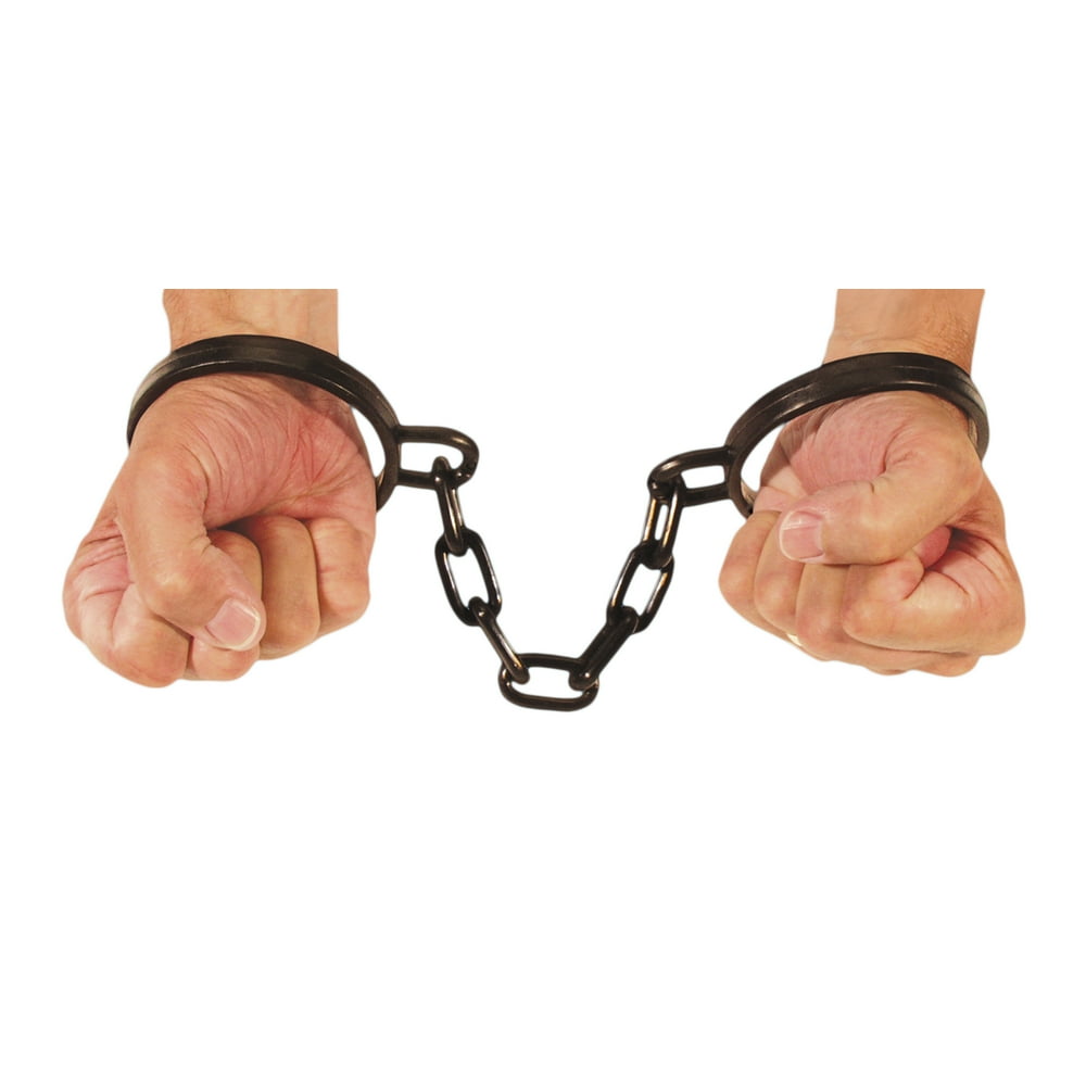 Loftus Realistic Looking Pirate Wrist Shackles, Black, One Size