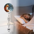 thumbnail image 3 of 12 Inch Wall Clock Battery Operated Silent Clock Decorative for Office, Kitchen, Outdoor, Living Room，Fox and Flowers Pretty, 3 of 4