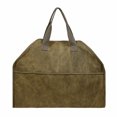 thumbnail image 3 of Portable Canvas Log Tote Bag Firewood Storage Organizer Fireplace Accessories, 3 of 5