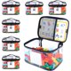 thumbnail image 1 of Organizador de Juguetes Transparentes con Bolsa de Malla y Etiqueta, Impermeable Bolsas PVC de Almacenamiento con Cierre para Bloques de Construcción Y Juguetes, 1 of 4