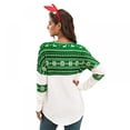 thumbnail image 2 of Christmas Color Printing Women's Casual Comfort Long Sleeve T-shirt Sweater, 2 of 7