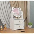 thumbnail image 1 of Makeup Organizer Cosmetic storage Display boxes with mirror, 1 of 4