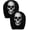 B, variant on Ghost Face Headrest Covers, Scary Headrest Covers For Cars Stretchy 2/4Pack - Universal Fit & Spooky Decor for Halloween Parties & Daily Commute
