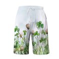 thumbnail image 4 of Hvot&aat Women's Casual Bermuda Shorts Printed Home Shorts With Elastic Waistband Drawstring And Side Pockets, 4 of 5