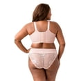 thumbnail image 3 of Elila Women's Plus Size Simple Curves Softcup Bra, Full Coverage Wire-Free, Style 1505 Dusty Rose, 3 of 4