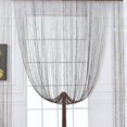 thumbnail image 4 of 200cm x 100cm Door Window Solid Strip Tassel String Curtain Strip Tassel Drape Divider Sheer Home Decoration Valance, 4 of 9