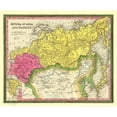 thumbnail image 3 of Mitchell 17x15 Black Modern Framed Museum Art Print Titled - Asia Tartary Russia - Mitchell 1846, 3 of 5