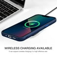 thumbnail image 6 of DOMAVER Magnetic iPhone 13 Case / iPhone 14 Case (6.1") - Slim Matte Translucent Cover | MagSafe Compatible | Shockproof Protective | Navy Blue, 6 of 9