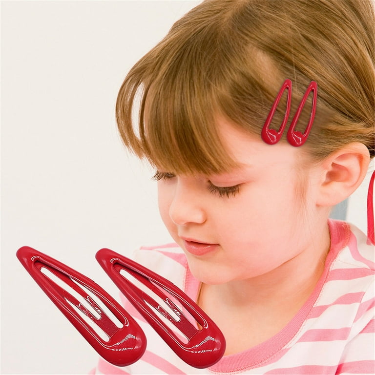 Shiusina Hair Clips For Girls 10Pc No Slip Candy Colors Snap Hair