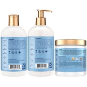SheaMoisture Shampoo and Conditioner Set + Hair Mask, Manuka Honey & Yogurt | Hydrate & Repair w/ Mafura & Baobab Oils | Hair Strengthening Products with Protein Power Treatment for Healthy Looking H
