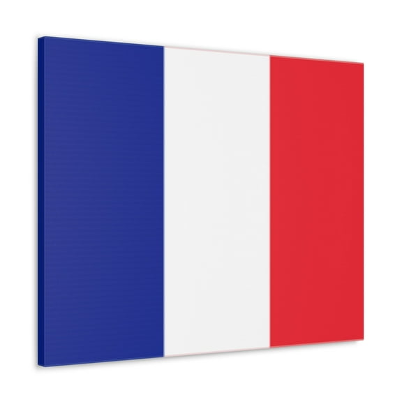 France Country Flag Canvas Vibrant Wall Art Unframed Home Decor