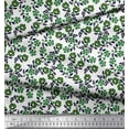 thumbnail image 2 of Soimoi Cotton Voile Fabric Leaves & Floral Block Decor Fabric Printed Yard 56 Inch Wide, 2 of 3