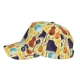 thumbnail image 5 of Daiia Musical Instruments print Baseball Cap Men Women Golf Dad Hat Adjustable Original Classic Low Profile Hat Unconstructed Plain Cap, 5 of 9