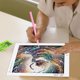 thumbnail image 2 of 5D DIY Con Forma Especial Parcial Hermosa Falda Niña 30x30cm, 2 of 9