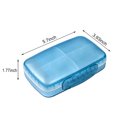 thumbnail image 3 of Pill Case Weekly Dual-layer Detachable Portable Pill Organizer Pill Storage Case, 3 of 10