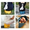 thumbnail image 4 of Portable Card Folding Stool Outdoor Camping and Fishing Multi Functional Plastic Handheld Basket Storage Chair, 4 of 9