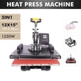 thumbnail image 1 of T Shirt Heat Press Machine for Mug Hat Plate Cap Mouse Pad 5 in 1, 1 of 8