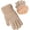 Beige, variant on Winter Gloves for Boys Girls - Kids Warm Knit Thermal Cable Knitted Gloves Wool Fleece Lined Mittens for Cold Weather