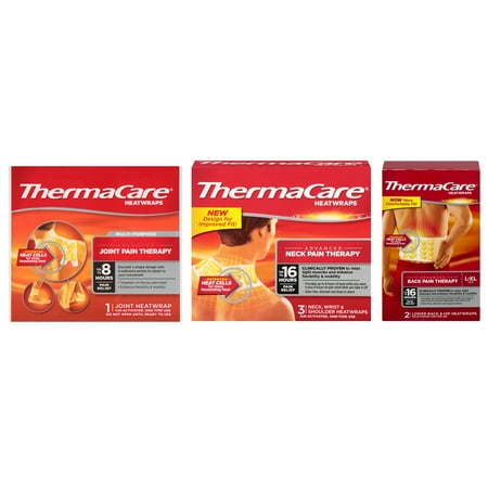 ThermaCare Complete Comfort Bundle (Joint, Neck & Back Pain Therapy)