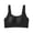 Black, variant on Women's Sensitive Skin Bra Wireless Bralette with Cotton-Like Feel Soft Cup Bra for Daily Wear Beige M