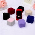 thumbnail image 2 of Visland Velvet Engagement Wedding Earring Ring Pendant Jewelry Display Box Gift Case, 2 of 8