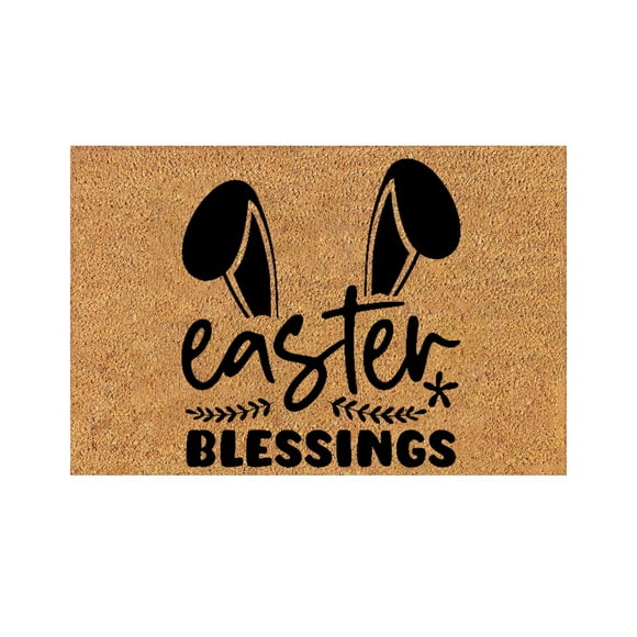 fsxdhpcsgfc "Easter Bunny Door Mat Happy Easter Welcome Mat Indoor Entryway Rug Spring Festival Foot Mat Unique Design For Home " Heated Lap Blanket for Car Bed Blankets Size Eyelash Throw Blanket