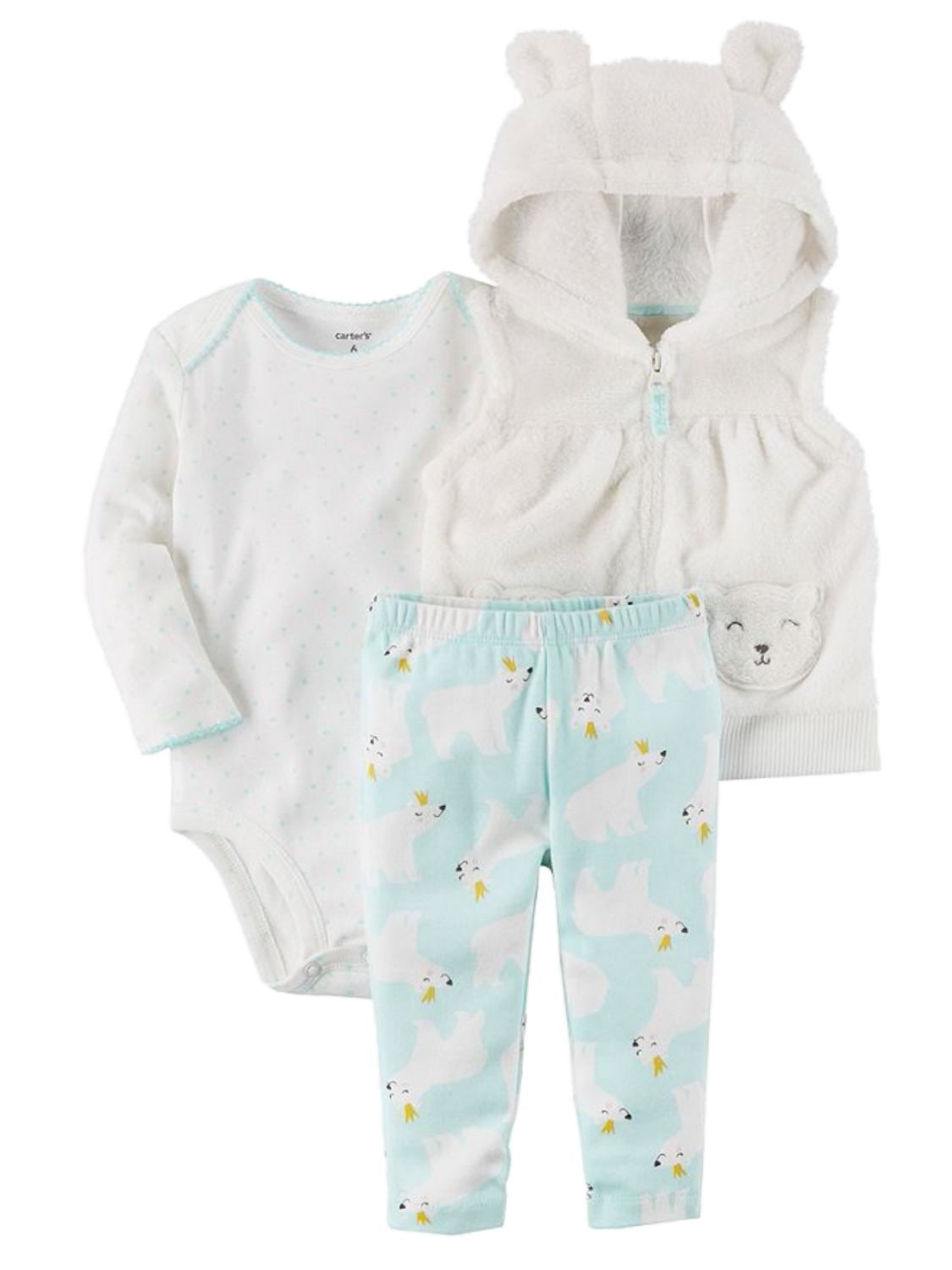 carters baby girl vest