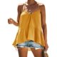 thumbnail image 1 of Blusas sueltas con tirantes finos para mujer, cuello Halter, cuello en V, Peplum, camisas fluidas, túnicas Fokelyi WRHS-218-4, 1 of 1