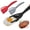 Black, variant on 2-in-1 Nylon Spatula Tongs Double-Headed Frying And Baking Tongs Heat-Resistant Kitchen Utensil with Long Handle