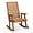 Teak, variant on VINGLI Wooden Rocking Chair with High Backrest, Solid Fir Wood, Heavy Duty 600 LBS Patio Rockers for Indoor and Outdoor, Garden, Yard, Patio
