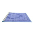 thumbnail image 2 of Ahgly Company Machine Washable Indoor Square Persian Blue Traditional Area Rugs, 7' Square, 2 of 4