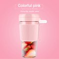 thumbnail image 3 of Blender for Shakes and Smoothies USB Rechargeable Cordless Mixer Mini Juicer One Button Control Kitchen Small Appliances  Green, 3 of 8