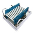 thumbnail image 6 of PreAsion Attic Pull Down Ceiling Ladder 10.5ft/13Steps Hidden Telescopic Ladder Blue, 6 of 10