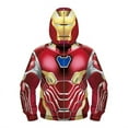 thumbnail image 1 of Anime Spiderman/Eisen Mann voller Reiß verschluss Sudaderas con capucha Cosplay Kostüm Kinder Jungen Mädchen Superhelden Cartoon Print Kapuzen Sudaderas Outwear, 1 of 5