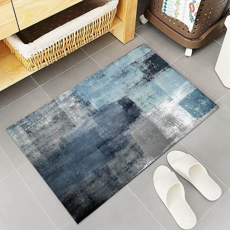 Kitchen Rugs 2 Piece, Modern Abstract Design Anti Fatigue Memory