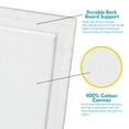 thumbnail image 6 of Keff Canvas Boards for Painting, 24 Pack, Assorted Sizes, 100% Cotton Primed for Acrylic and Oil Paint, 6 of 7