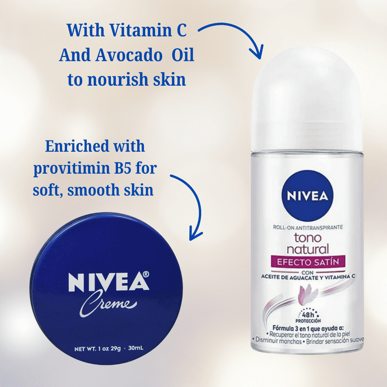 Nivea Natural Tone Antiperspirant Roll On Deodorant 50ml with