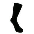 thumbnail image 2 of iMongol Women Men Unisex Pure Merino Wool Crew Mid Calf Causal Socks, Smooth Toes and Heel Sewed by Handwork (US 5-10, Black), 2 of 4