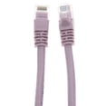 thumbnail image 4 of CableWholesale Cat6 Ethernet Cable, 24AWG, RJ45 Gold Plate Connector, 4 Pair Stranded Copper, Snagless Boot Unshielded Twisted Pair (UTP) Internet Network Patch Cable, 25 Foot, Pink, 4 of 7