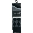 thumbnail image 2 of GOLDTOE Edition Mens Diamond Border Crew Socks, 3-Pack, 2 of 5
