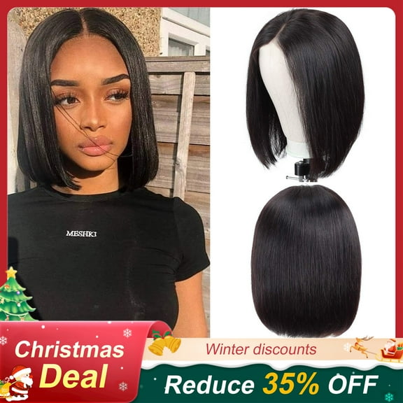 SUCS Women Girl Short Straight Synthetic Wig Quality Hair Natural Party 12.5inch